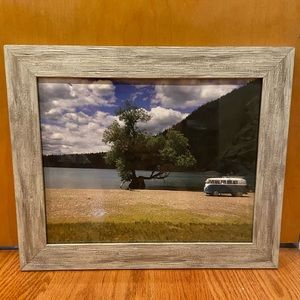 Grey frame with picture included